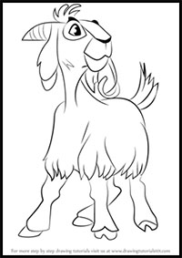 How to Draw Djali the Goat from The Hunchback of Notre Dame